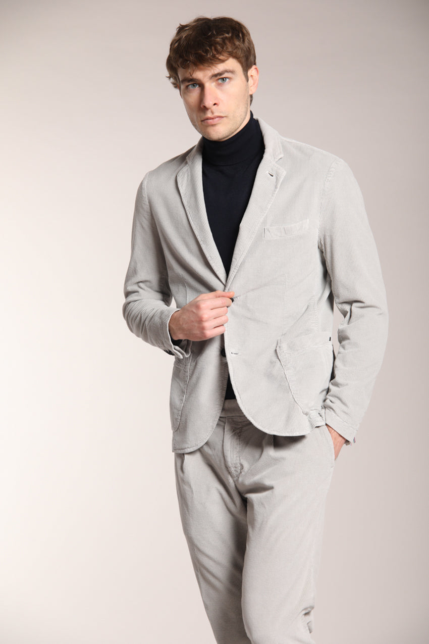 Foto 1 Da Vinci blazer uomo in velluto 500 righe