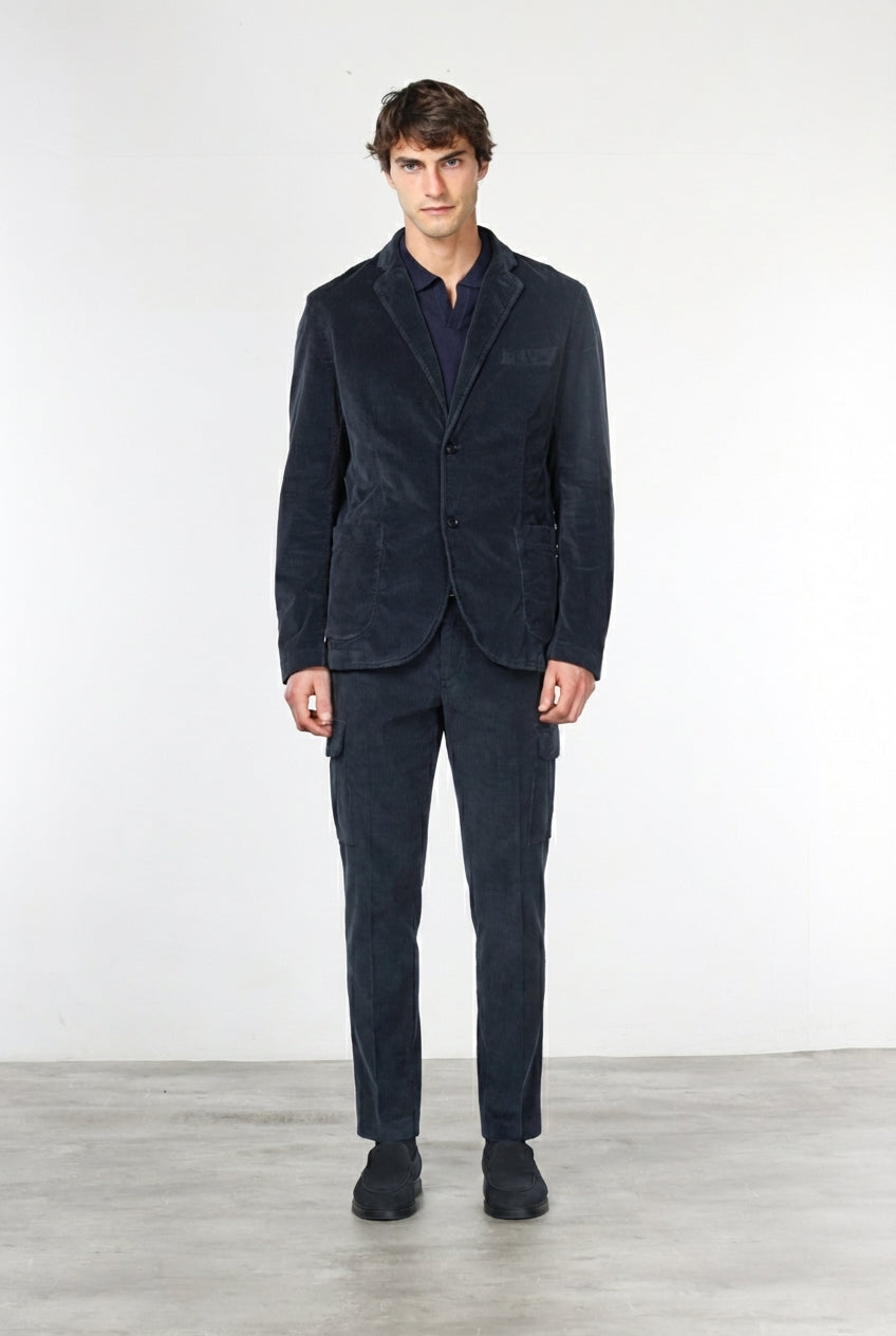 Blazer de hombre Tiziano en terciopelo 500 rayas