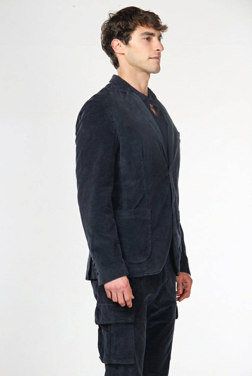 Blazer de hombre Tiziano en terciopelo 500 rayas
