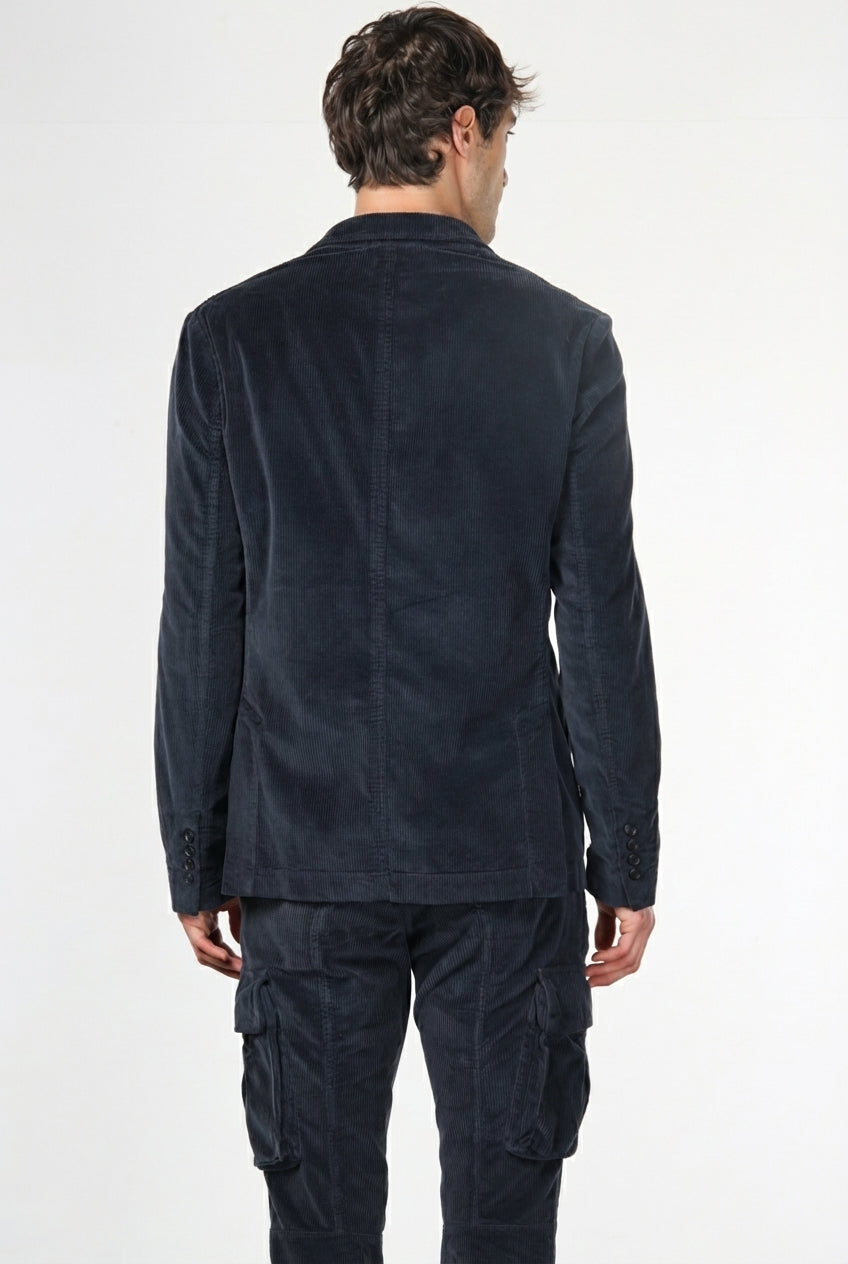 Blazer de hombre Tiziano en terciopelo 500 rayas