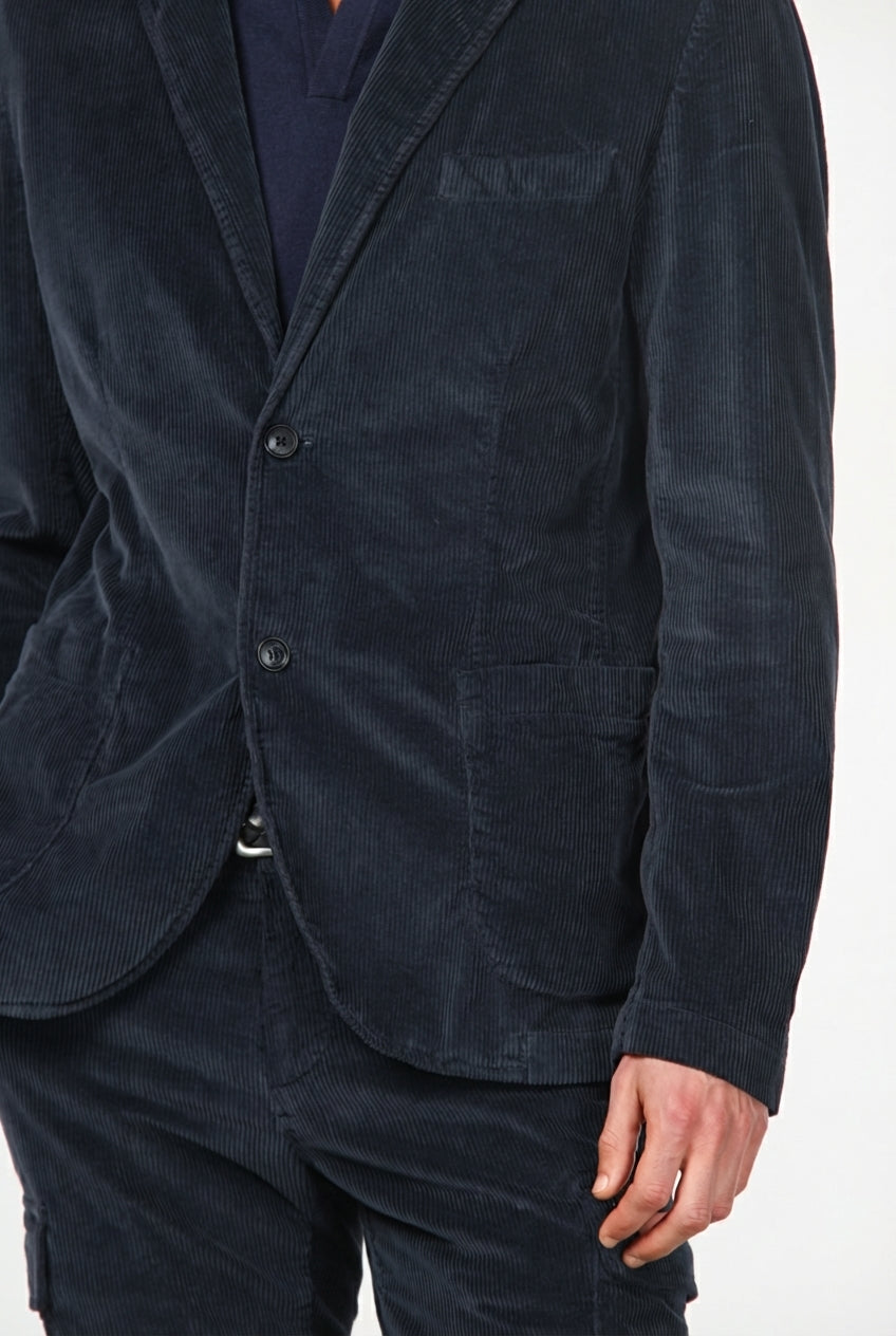 Blazer de hombre Tiziano en terciopelo 500 rayas