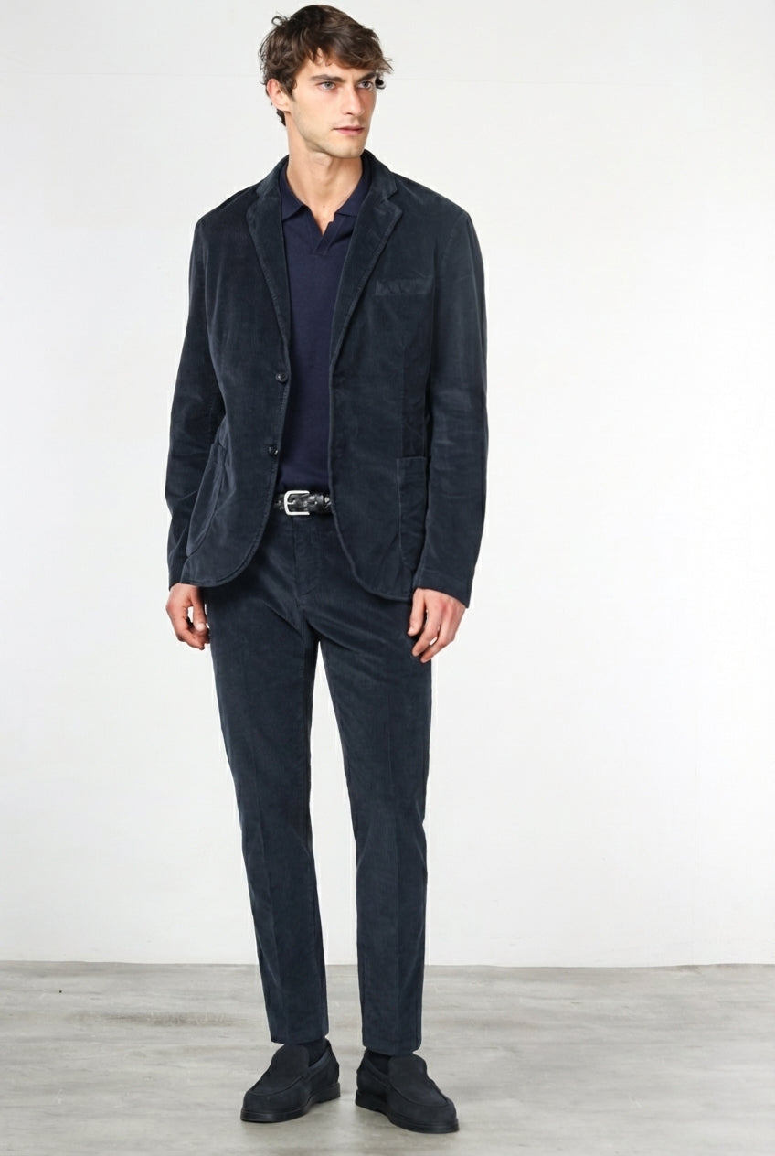Blazer de hombre Tiziano en terciopelo 500 rayas