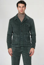 Work Jacket overshirt homme en velours à grosses côtes