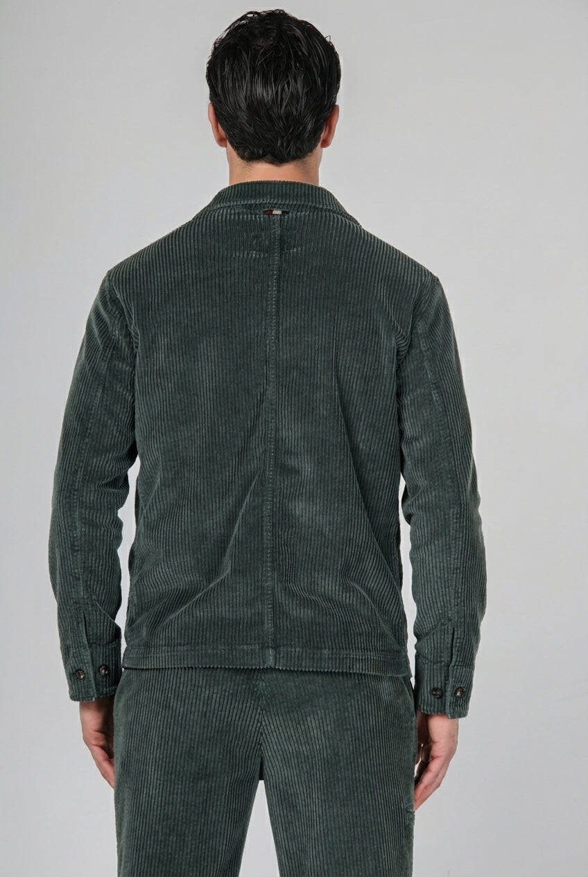 Work Jacket overshirt homme en velours à grosses côtes
