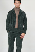 Work Jacket overshirt homme en velours à grosses côtes