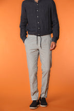 New York Sack Herren Chino Hose aus leichtem Leinen und Baumwolle Regular Fit