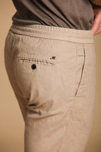 New York Sack Herren Chino Hose aus leichtem Leinen und Baumwolle Regular Fit