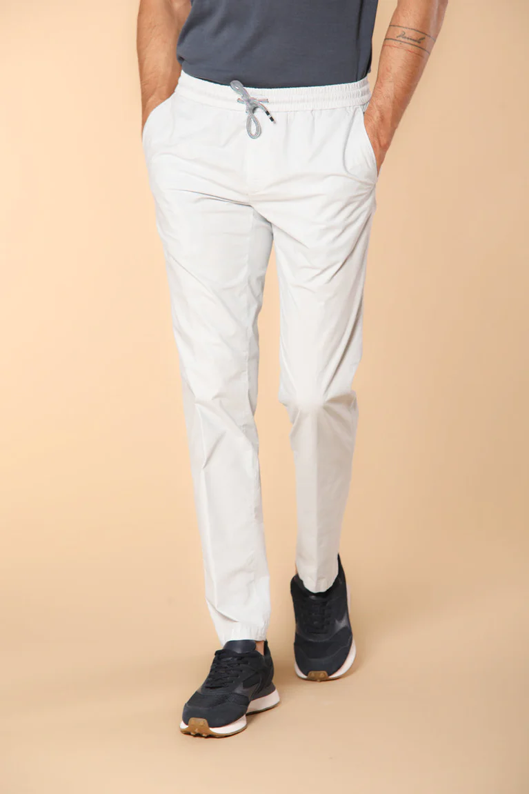 New York Sack Herren-Chinohose aus Fallschirmgewebe aus Baumwolle und Tencel Regular Fit