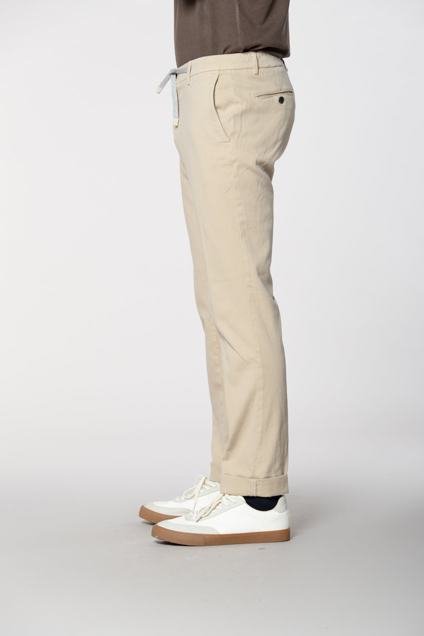 New York String Herren Chino Jogger aus Baumwolle Kashmir Regular Fit