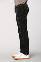 New York String Herren Chino Jogger aus 1500-Rippen-Samt Regular Fit