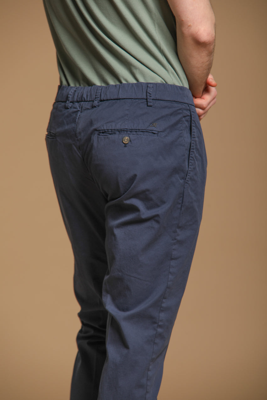 New York 1 Pinces City String Herren Chino Hose aus leichtem Pima-Baumwoll-Twill Regular Fit