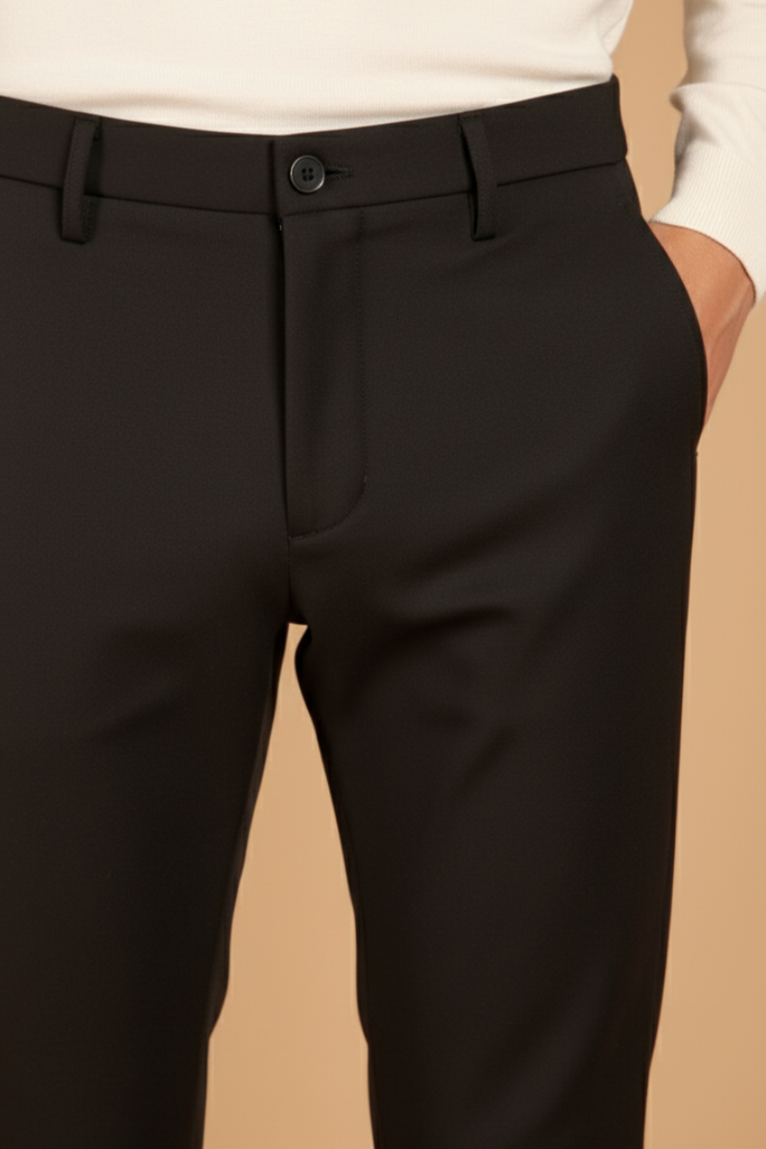 Milano Jog Herren Chinohose aus Stretch-Jersey extra slim fit