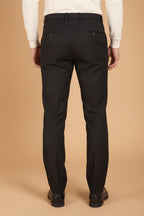 Milano Jog Herren Chinohose aus Stretch-Jersey extra slim fit