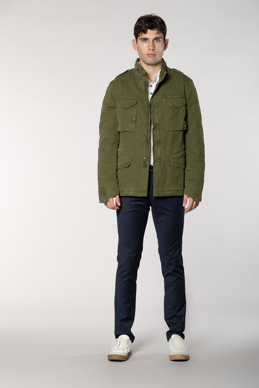 Milano Jogger Herren Chinohose aus Wolle extra slim fit