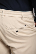 Foto 2 Milano Jogger Travel pantalone chino uomo in jersey active 4.0 extra slim fit