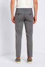 Milano Jogger Travel pantalone chino uomo in raso tecnico travel stretch extra slim fit