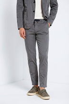 Milano Jogger Travel pantalone chino uomo in raso tecnico travel stretch extra slim fit