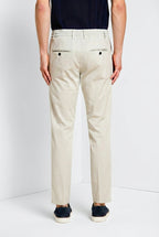 Milano Jogger Travel pantalone chino uomo in raso tecnico travel stretch extra slim fit