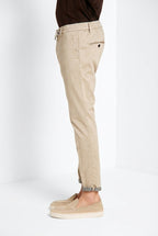 Milano Jogger Travel pantalon chino homme en satin technique travel stretch extra slim fit