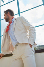 Milano Jogger Herren Chino Jogger aus Baumwolle und Tencel Extra Slim Fit