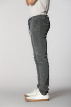 Milano Jogger Herren-Chinohose aus 500-Rippen-Samt extra slim fit