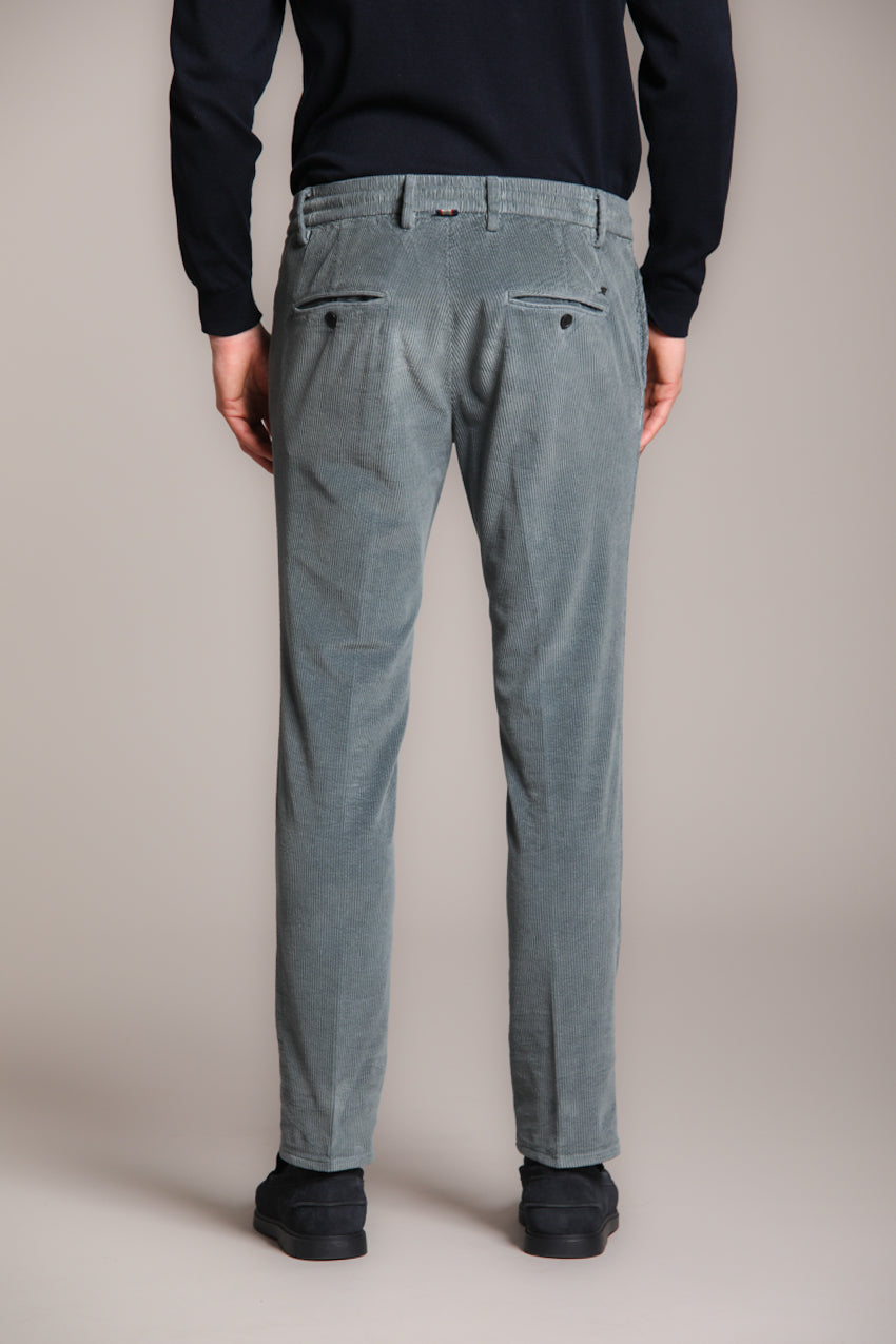 Foto 5 Milano Jogger pantalone chino uomo in velluto 500 righe extra slim fit