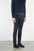 Milano Jogger pantalone chino uomo in velluto 500 righe extra slim fit