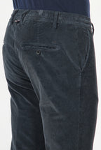 Milano Jogger pantalone chino uomo in velluto 500 righe extra slim fit