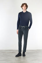 Milano Jogger pantalone chino uomo in velluto 500 righe extra slim fit