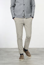 Milano Jogger pantalone chino uomo in velluto 500 righe extra slim fit