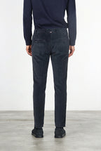 Milano Jogger pantalone chino uomo in velluto 500 righe extra slim fit