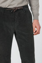 Milano Jogger pantalone chino uomo in velluto 500 righe extra slim fit