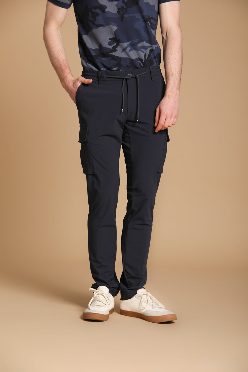 Chile Jogger Herren Cargo Hose in supertechnischem Jersey Extra Slim Fit