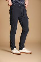 Chile Jogger Herren Cargo Hose in supertechnischem Jersey Extra Slim Fit