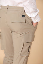 Chile Jogger Herren Cargo Hose in supertechnischem Jersey Extra Slim Fit