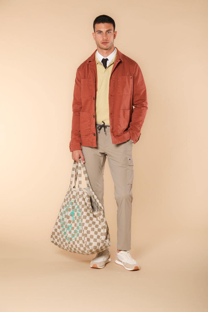 Chile Jogger Herren Cargo Hose in supertechnischem Jersey Extra Slim Fit