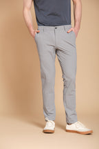Milano Dynamic Herren Chino Jogger Hose aus supertechnischem Jersey Extra Slim Fit