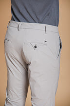 Milano Dynamic Herren Chino Jogger Hose aus supertechnischem Jersey Extra Slim Fit