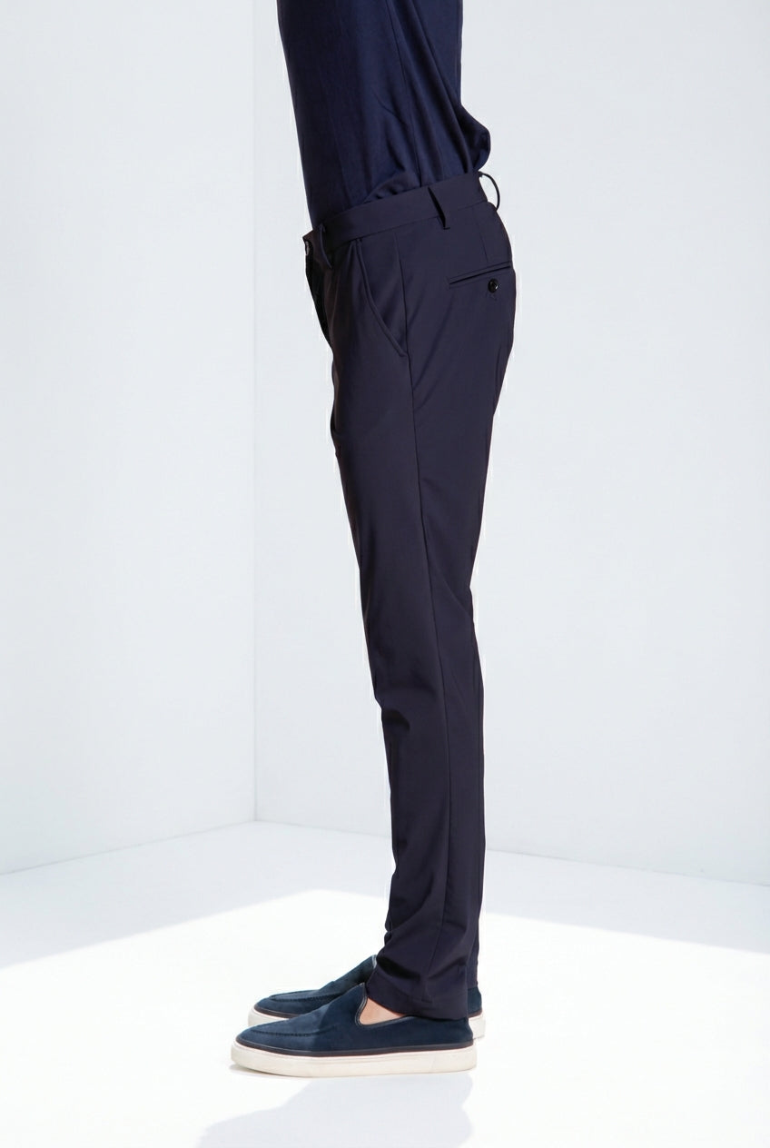 Milano Dynamic pantalon chino jogger homme en jersey super technique extra slim fit