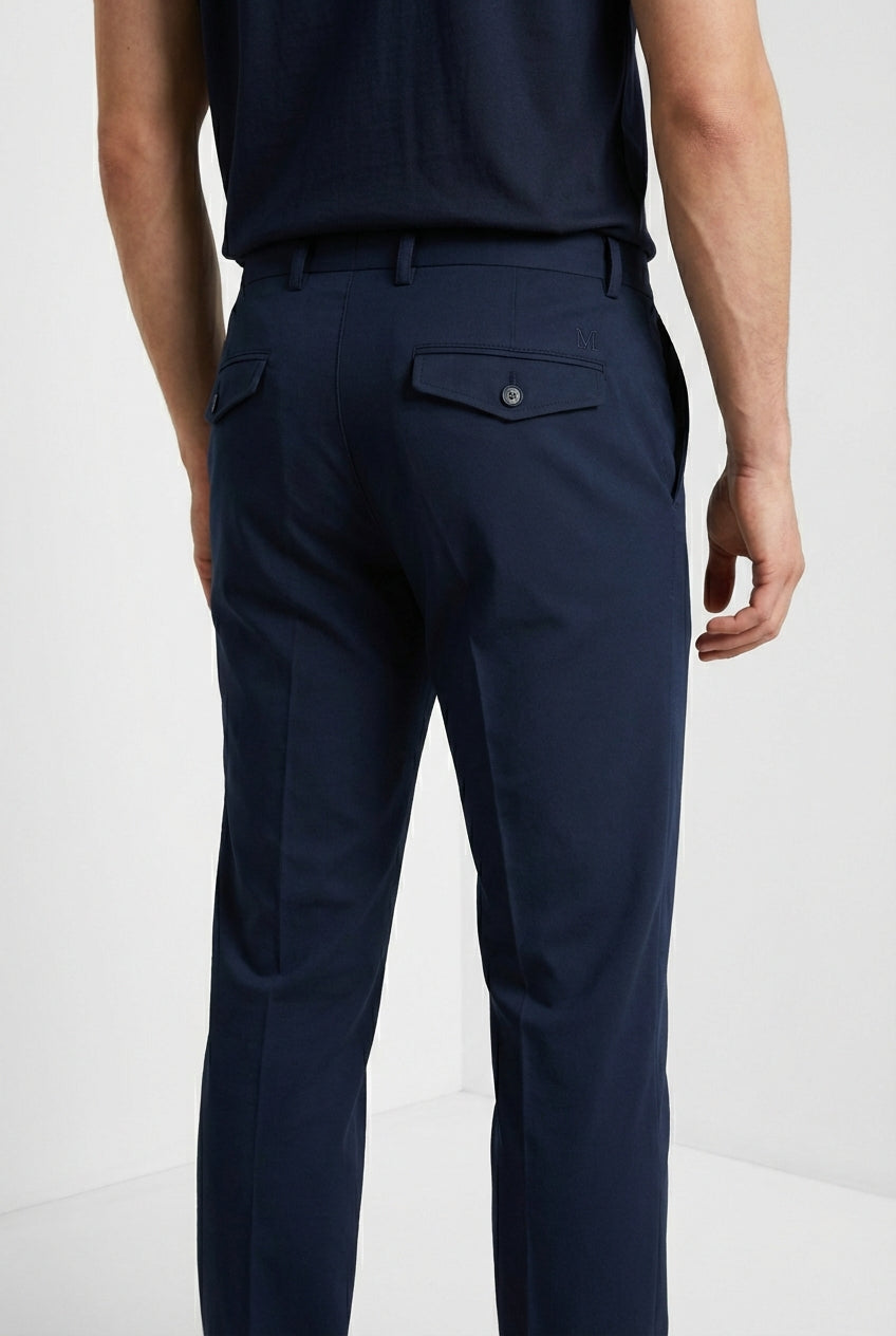 Milano Dynamic pantalon chino jogger homme en jersey super technique extra slim fit