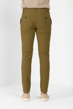 Milano Dynamic pantalone chino jogger uomo in jersey super tecnico extra slim fit
