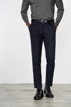 Torino Jog pantalone chino uomo in jersey flanella slim fit