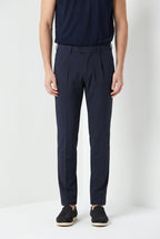 Torino 1 Pinces Dynamic pantalone chino jogger uomo in jersey super tecnico slim fit