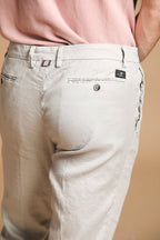 New York Herren Chino Hose aus Leinen und Baumwolltwill Regular Fit