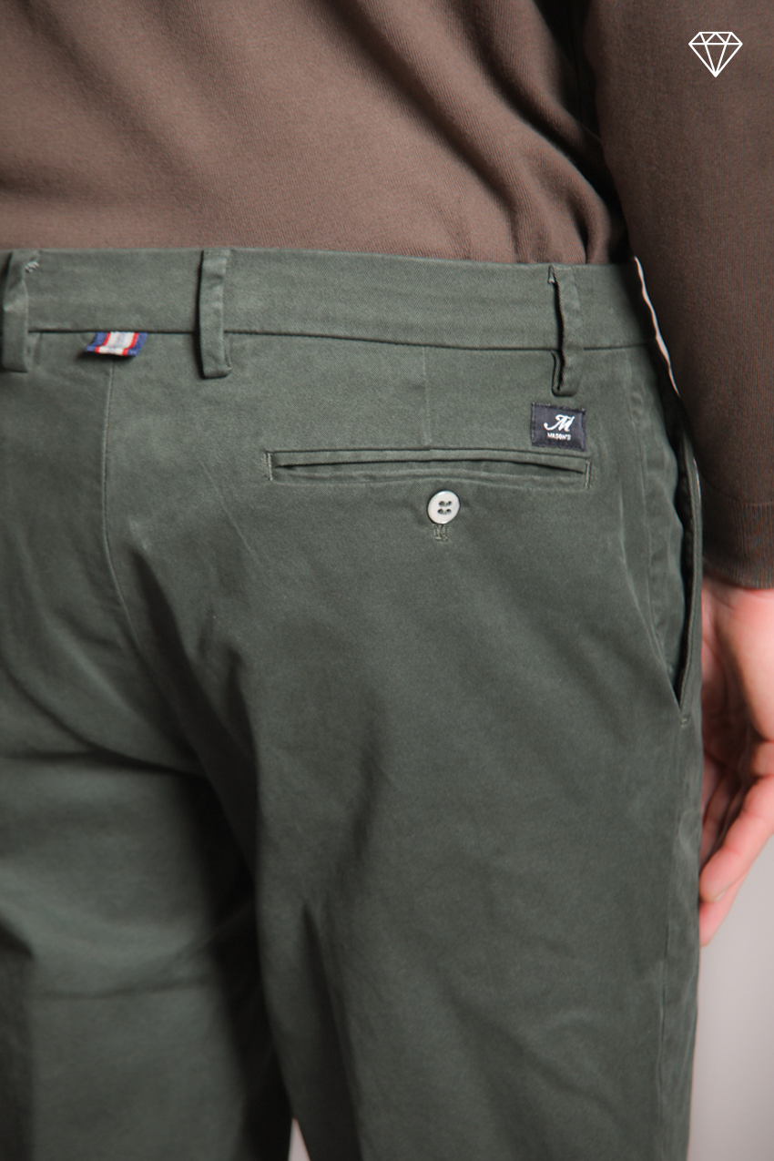 New York Herren Chinohose aus Stretch-Gabardine Regular Fit ①