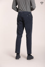 Foto 5 New York pantalone chino uomo in gabardina stretch regular fit ①