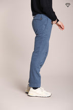 Foto 5 New York pantalone chino uomo in gabardina stretch regular fit ①