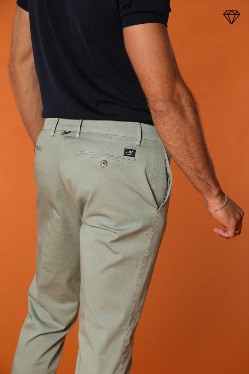 New York Herren Chino Hose aus Stretch-Satin Regular Fit ①