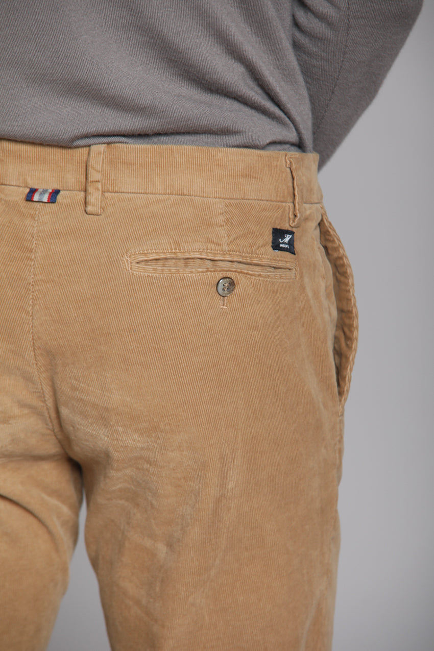 Foto 2 New York pantalone chino uomo in velluto 1000 righe regular fit