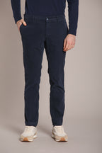 Foto 1 New York pantalone chino uomo in velluto 1000 righe regular fit